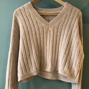 LA hearts / Pacsun Beige Chenille Sweater